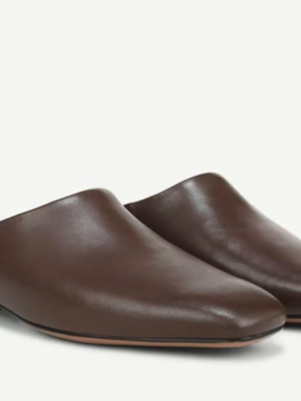 Franco Sarto Daley Mule Brown Leather Women's Size 6 NEW  Office Preppy